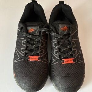 Merrell Black and Gray Safety Toe Shoes size 8